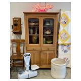 Oak Cupboard, Crocks, Scale