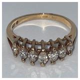 14K Gold Diamond Ring