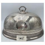 Large Silverplate Food Dome