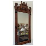 Walnut Eastlake Mirror