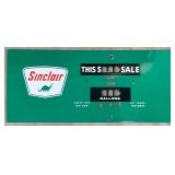 Sinclair Gas Pump Face Plate