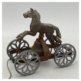 Cast Iron Horse Bell Toy