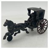 Cast Iron Horse Drawn Carriage