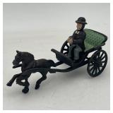 Cast Iron Horse Drawn Carriage