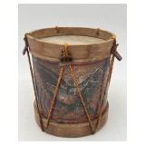 Tin Toy Drum with American Eagle