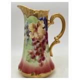 Hand Painted Pickard Limoges Pitcher