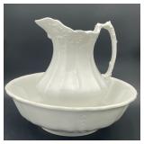 Ironstone Pitcher & Bowl