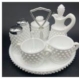 Fenton Hobnail Milk Glass
