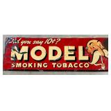 Metal Model Tobacco Advertiisng Sign