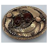 Native American Sterling Belt Buckle