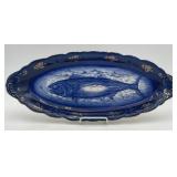 Flow Blue Fish Platter