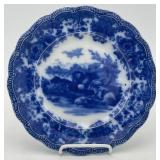 Flow Blue Cow Plate