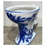 Rare Flow Blue Commode