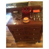 Wine Glases - Antique Cabinet 