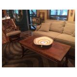 Coffee Table - End Table and Love Seat Matching Set 