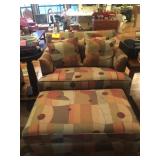 Love Seat with Ottoman  