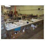 Lots of glassware 