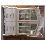French Provincial China Cabinet