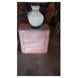 lacquer pink night stand