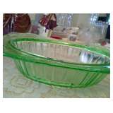 depression glass  (many pieces)