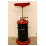 adjustable oil changing drum