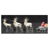Vintage handblown glass reindeer