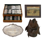 Sterling Silver & Bronze