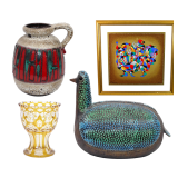 Mid Century Pottery & Art