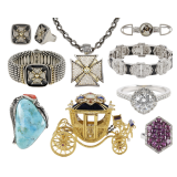 Fine Jewelry Auction - Gold, Diamonds, Sterling, Navajo, & More!