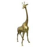 Huge Brass Giraffes