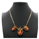 Victorian Carved Coral Necklace