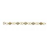 14k Gold and Diamond Bracelet