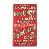 Cigar Advertising Sign