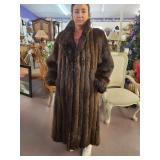 vintage full length beaver
