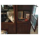 Shelf with armoire