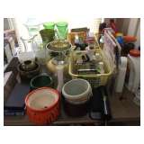 Miscellaneous cleaning & flower pots
