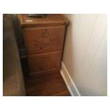 Wooden file cabinet