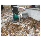 Hose reel & flower pot