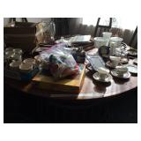 Top of dining table