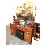 Vintage waterfall dresser