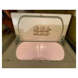 Dryer with door open