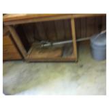 Outside storage room 
