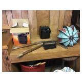 Outside storage room 