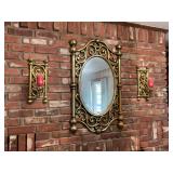 Mirror & sconces