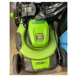 Garage - Greenworks battery mower