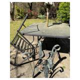 Patio set + table base