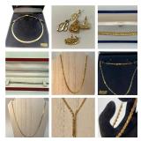 VINTAGE GOLD JEWELRY CLASSIC EURO STAPLES & KID FUN MEMORABILIA COLLECTIBLES- BIDDING ENDS 7/28
