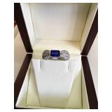 Sapphire Diamond Ring