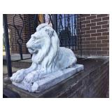 Large Guarding Cement Lion