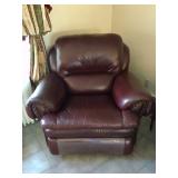 Oversized Leather Recliner